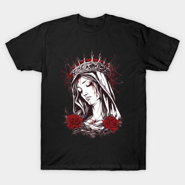 Virgin Mary T-Shirt by animegirlnft